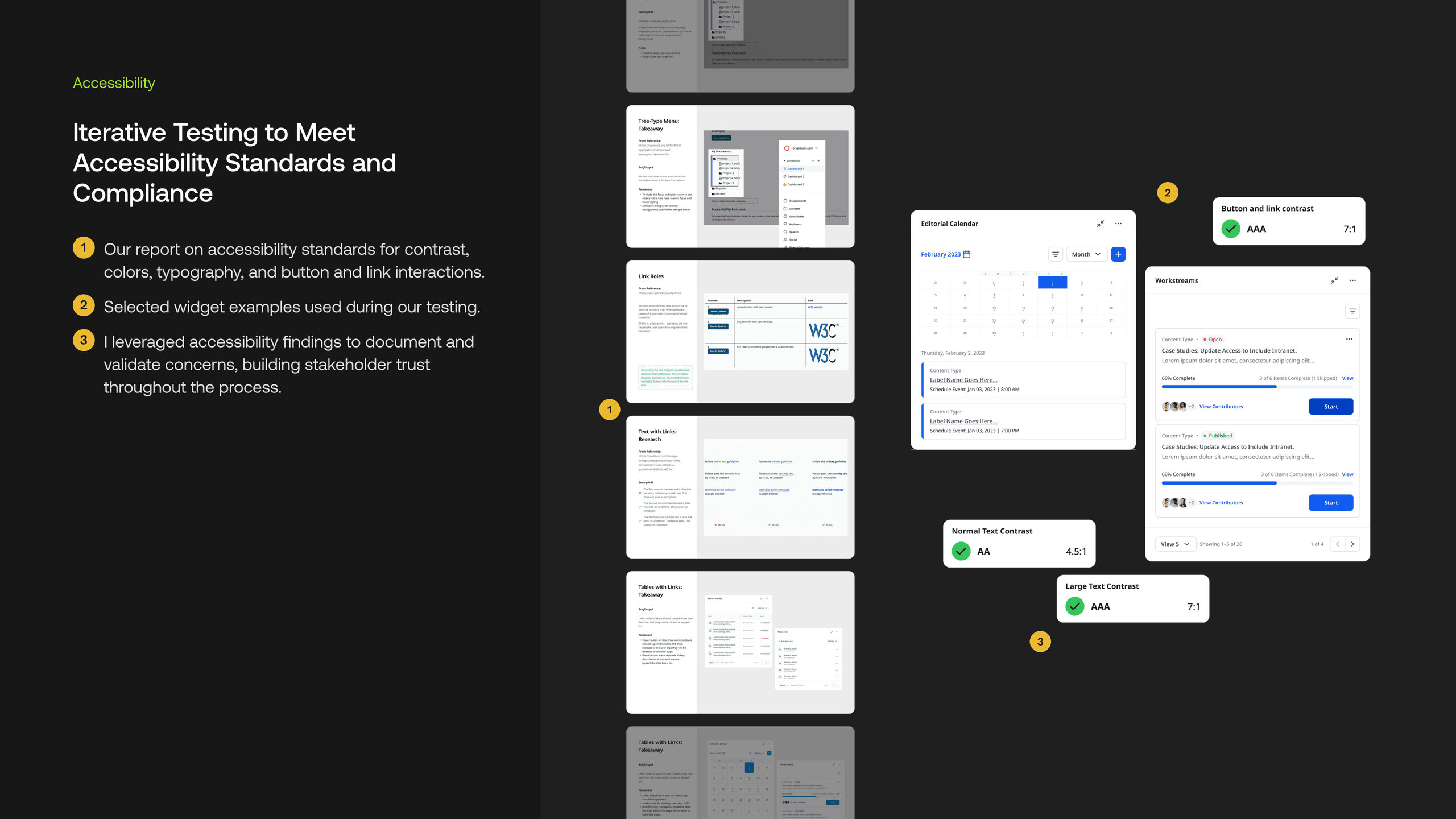 Accessibility Improvements