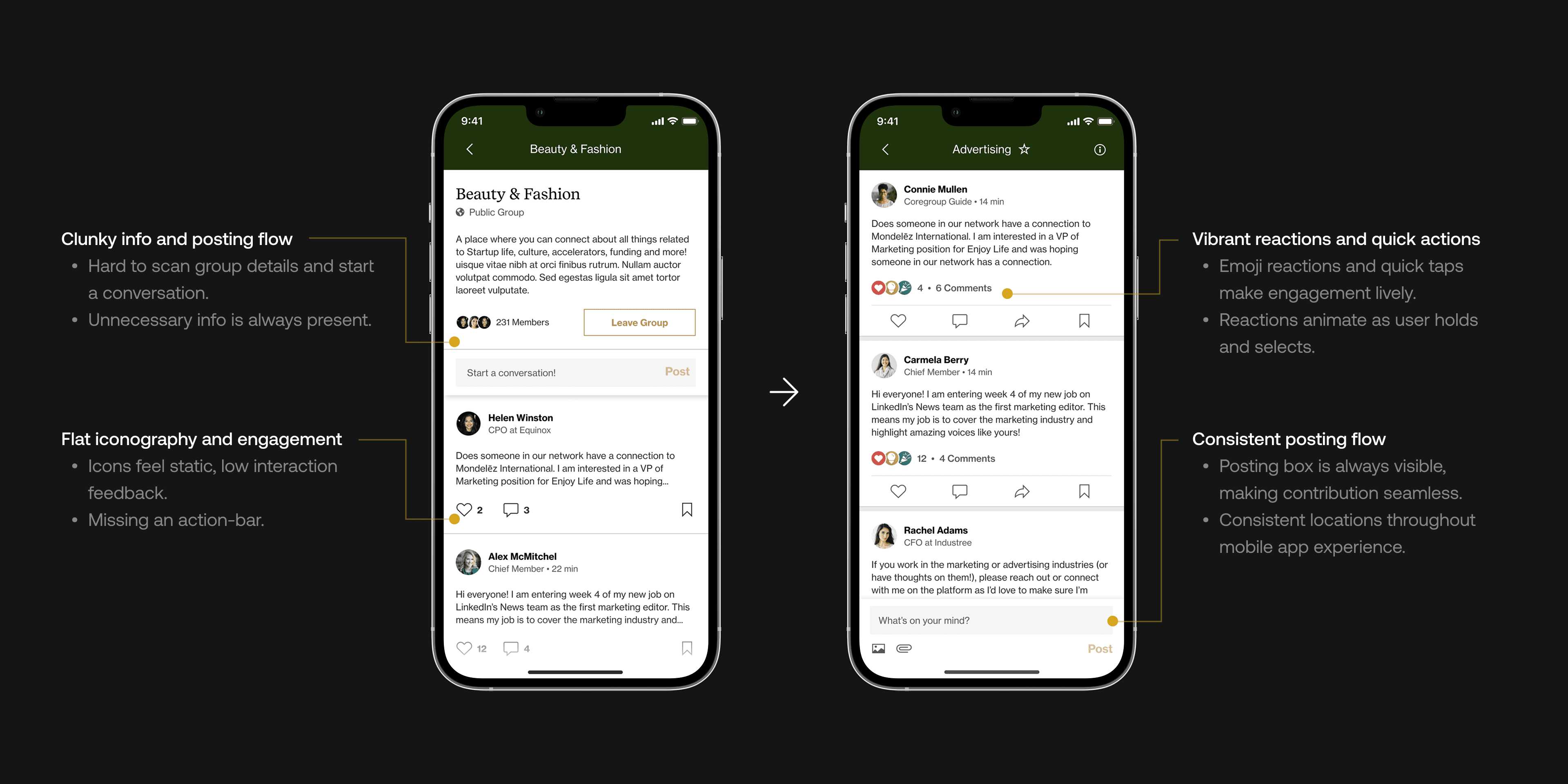 Chief Mobile Community Comparison
