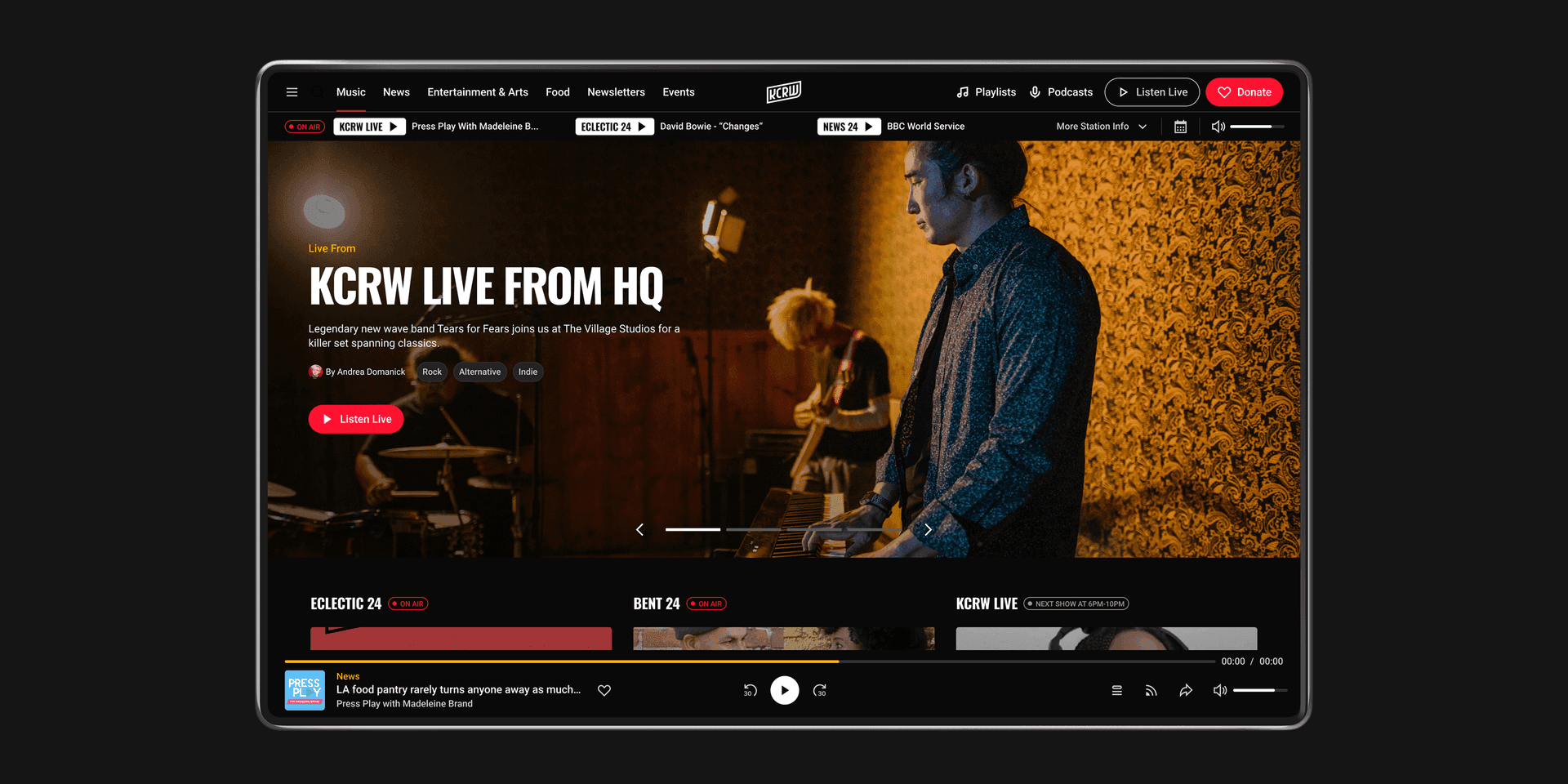 KCRW Case Study Hero