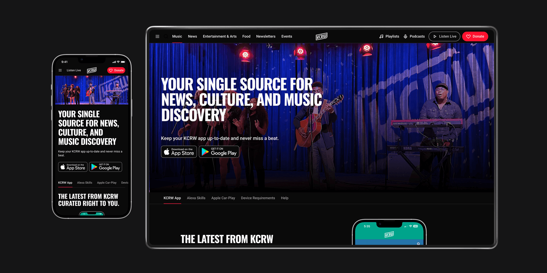 KCRW App Engagement Case Study Hero