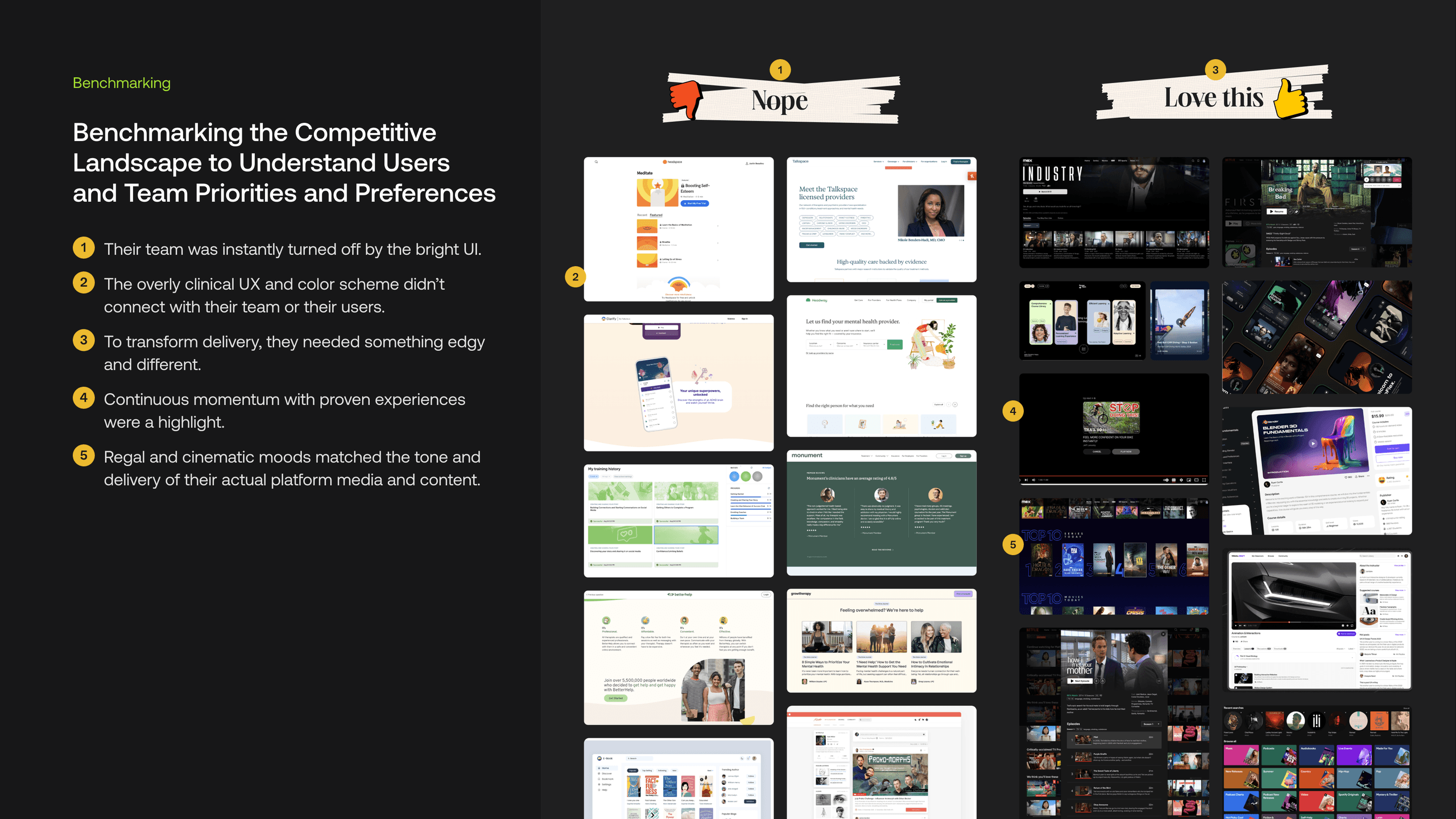 Youturn Benchmarking